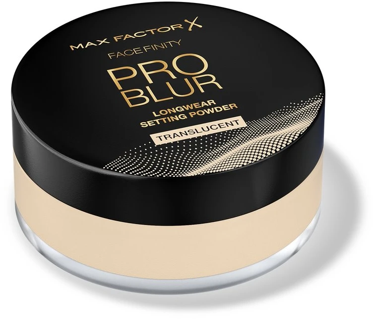„Max Factor Facefinity Pro Blur Longwear“ fiksuojanti pudra, permatoma