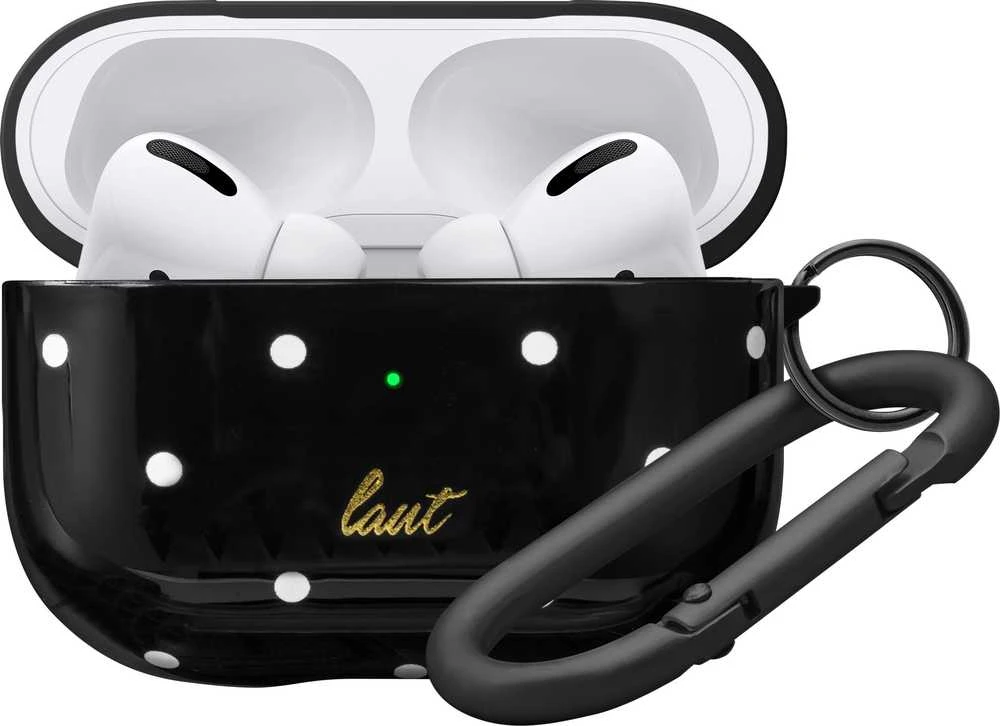 LAUT DOTTY, skirtas AirPods Pro Juodas, polikarbonatas, įkrovimo dėklas, Apple AirPods Pro