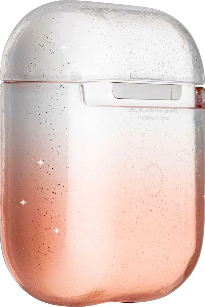Laut Ombre Sparkle AirPods 1/2 dėklas oranžinis atspalvis