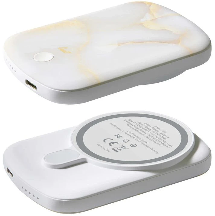 Powerbank Laut POWER CHARGE Baltas Marmur (L_PCH_WM)
