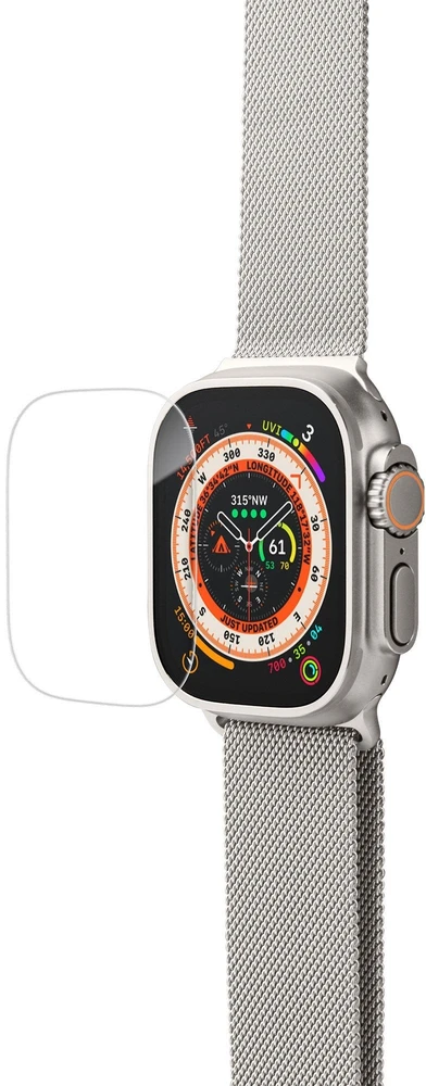 „LAUT PRIME GLASS“ skaidrus apsauginis stiklas, skirtas „Apple Watch Ultra 49mm“ laikrodžiui