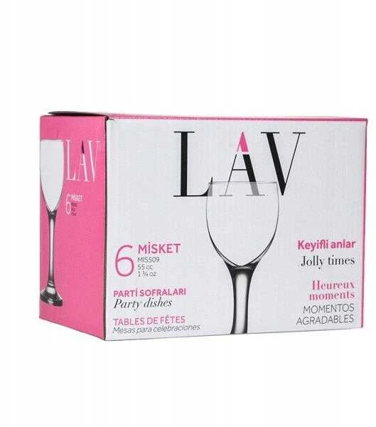Taurelės LAV MISKET LV-MIS509F, 50 ml, 6 vnt.