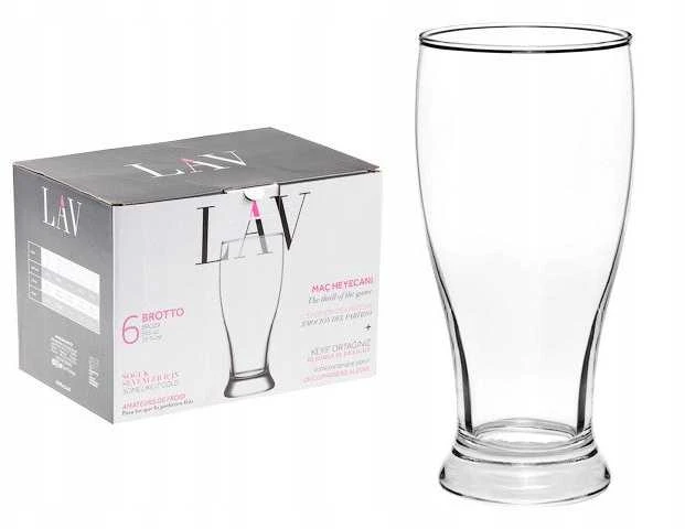 Alaus bokalai LAV BROTTO LV-BRO29F, 565 ml, 6 vnt.
