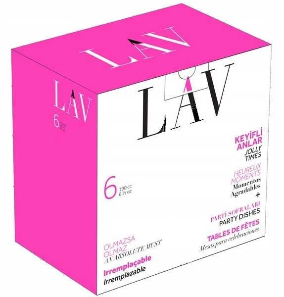 Stiklinės LAV LIBERTY LBR320F, 290 ml, 6 vnt.