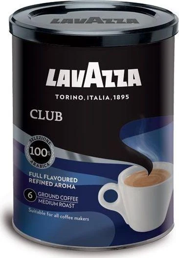 Objektyvas Kava Lavazza Club Espresso, skardinėje dėžutėje, 250g