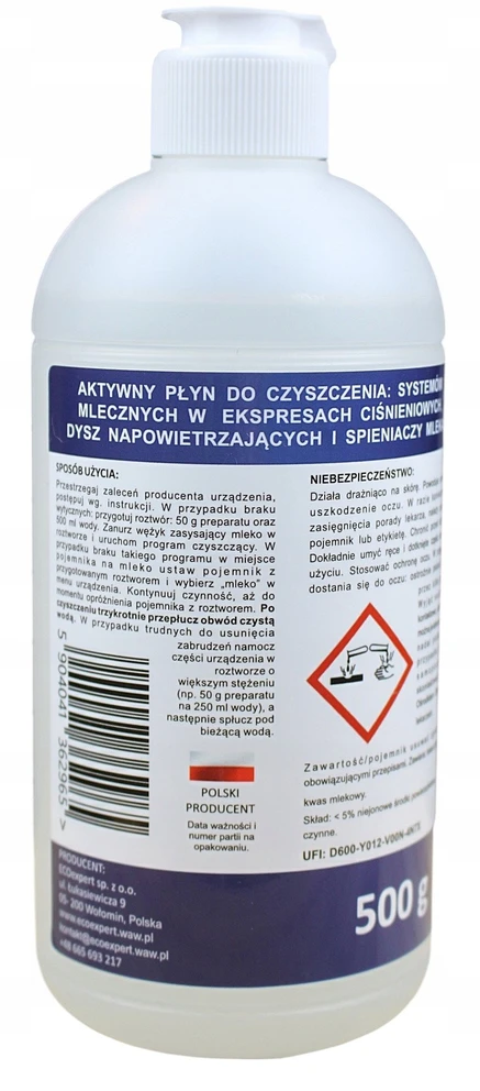 LAVECO ECOexpert* pieno sistemų valymo skystis Milk System Cleaner 500g