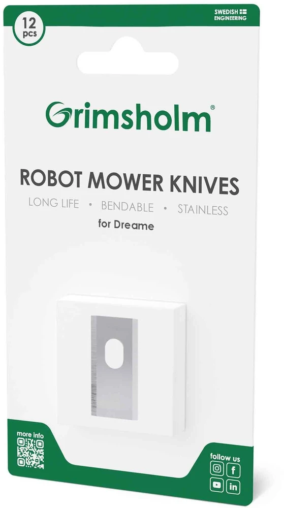 Peiliukai robotui Grimsholm DREAME, 12 vnt.
