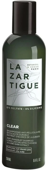 Lazartigue Clear Vegan Hair Šampūnas Nuo pleiskanų, 250 ml