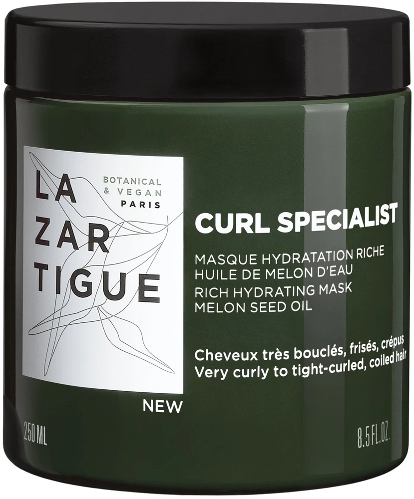 Lazartigue Curl Specialist plaukų kaukė „Kreminis“ drėkinamoji, 250 ml