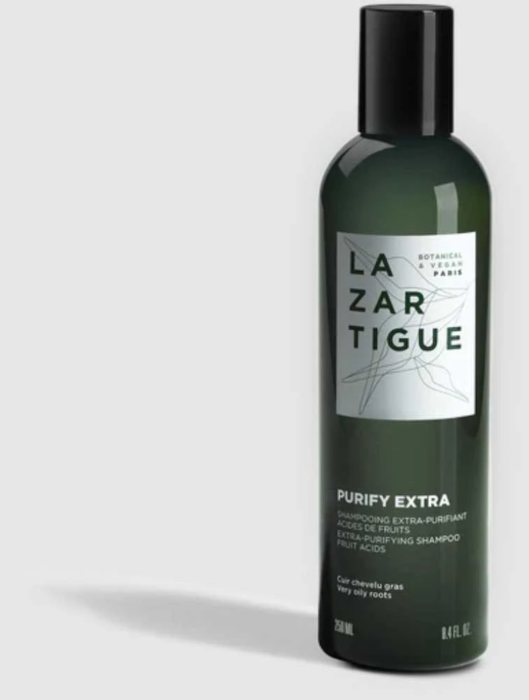 Lazartigue Purify Extra Vegan Hair Šampūnas For Extra Purification, 250 ml