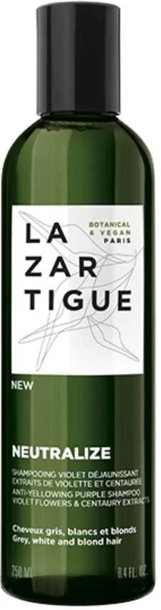 Lazartigue Neutralize Anti-Yellowing Violetinė Šampūnas geltonus atspalvius neutralizuojantis šampūnas, 250 ml