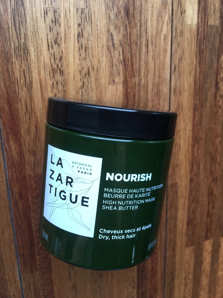 Lazartigue Nourish Hair Treatment Kreminis Mask For maitininantis, 250 ml