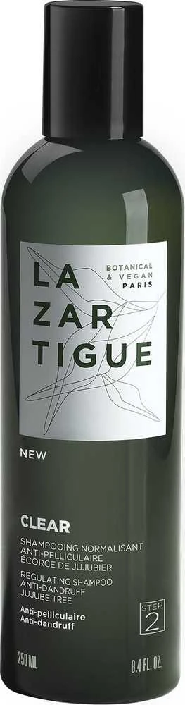 Lazartigue Clear Vegan Hair Šampūnas Nuo pleiskanų, 250 ml