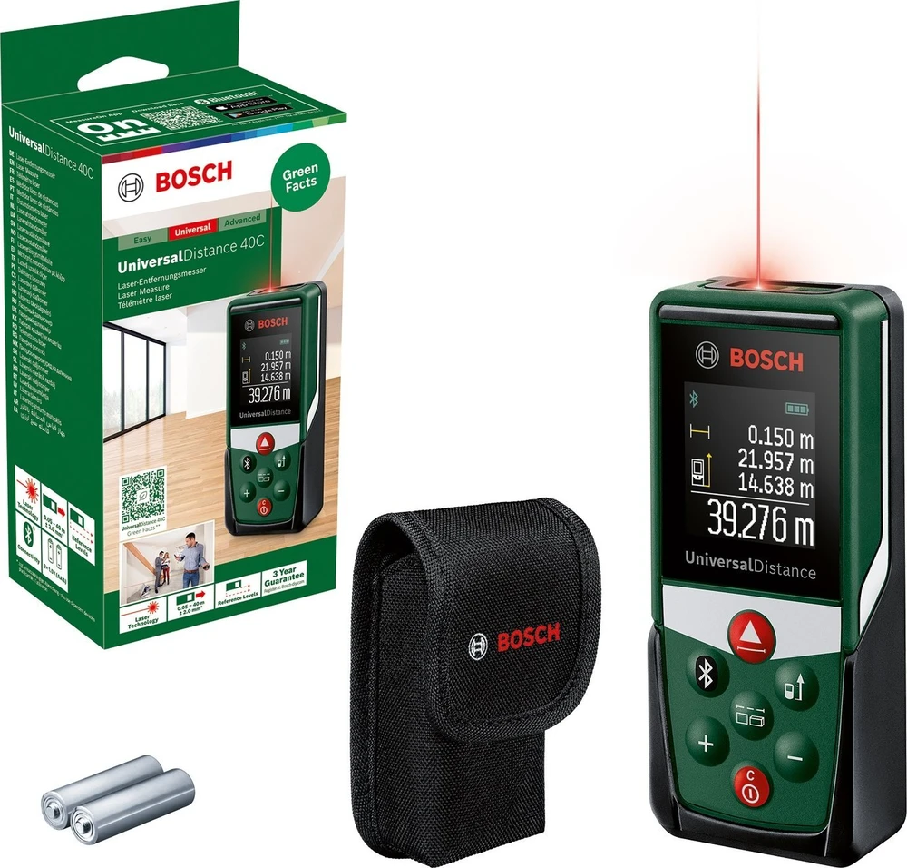 Lazerinis atstumų matuoklis Bosch Universal Distance 40C