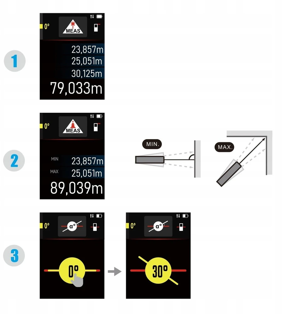 Mileseey D9 Pro 100m lazerinis Rangefinder