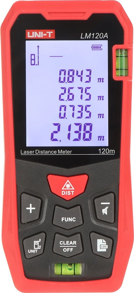 Lazerinis atstumo matuoklis iki 120m LM120A UNI-T