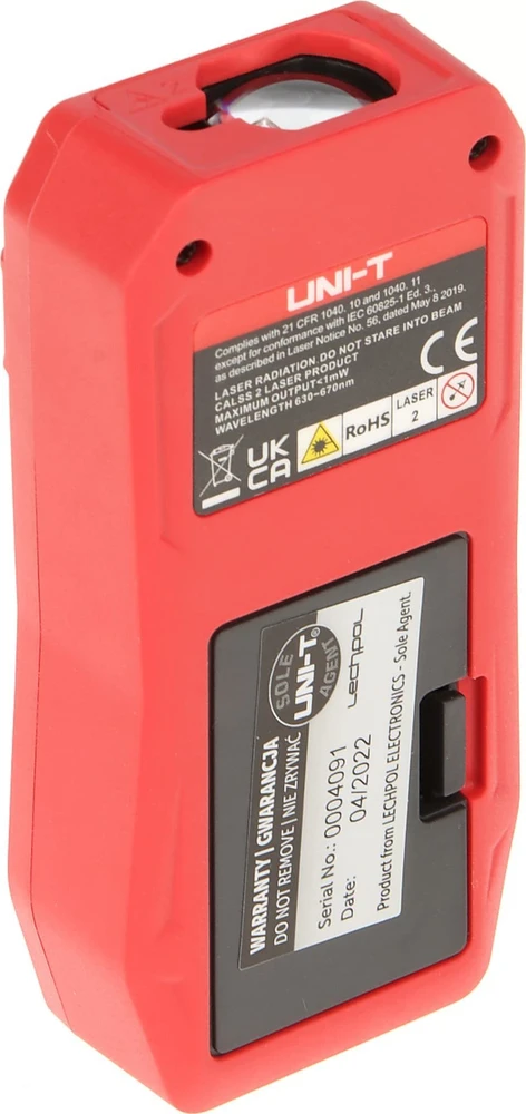 Lazerinis atstumo matuoklis iki 120m LM120A UNI-T