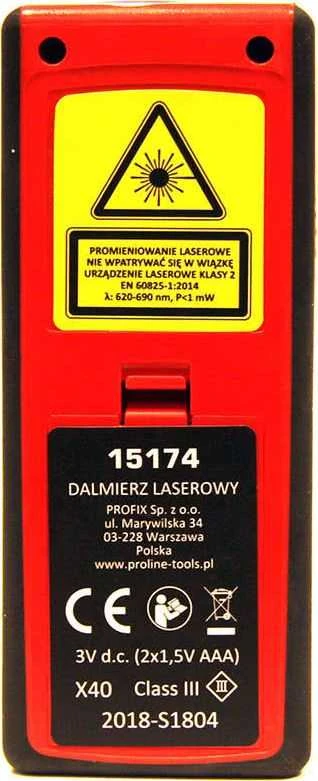 Dalmierz Lazerinis atstumo matuoklis 40 m, CE, Proline