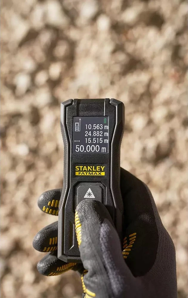 Lazerinis atstumo matuoklis Stanley FLM165