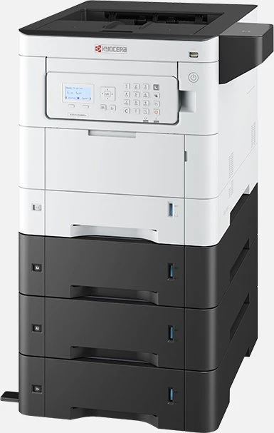 Kyocera ECOSYS PA3500cx (įsk. 3 metus Kyocera Life Plus), spalvinis lazerinis spausdintuvas - pilkas/juodas, dvipusis (spausdinimas)