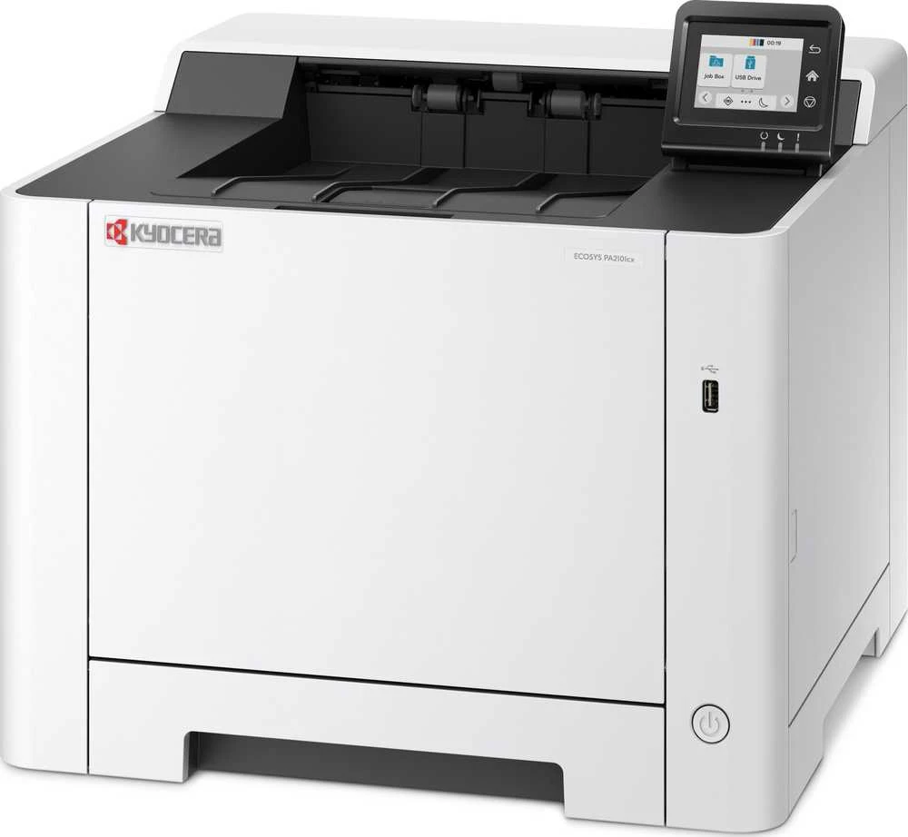 Spausdintuvas Kyocera ECOSYS PA2101cx, Farblaserdrucker - pilka/juodas, USB, LAN, Duplex (Druck)