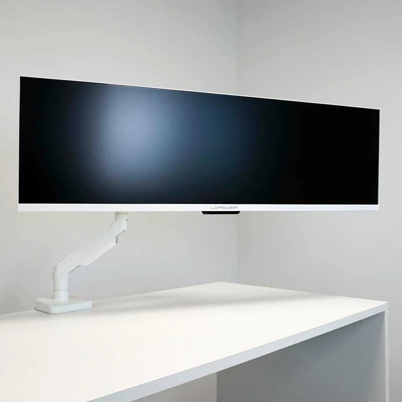 LCP LC-Power LC-EQ-A49W monitoriaus laikiklis arba stovas 124,5 cm (49″) Stalas Balta