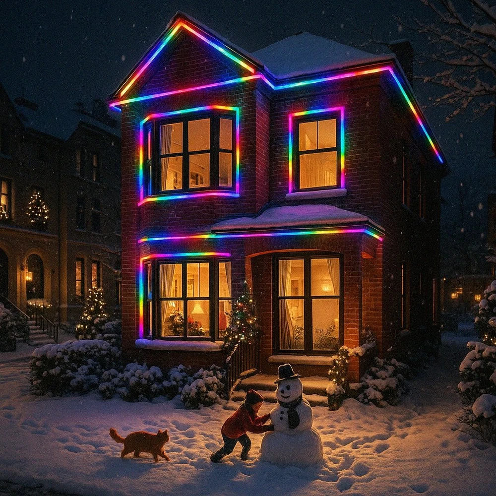 LED juosta LD7 NEONINĖ ŠVIESOS ŽARNA 20M NAUJOS KARTOS