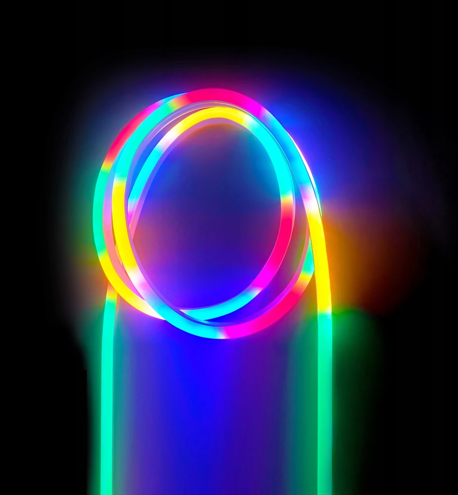 RGB LED šviesos juosta 10 m – lanksti