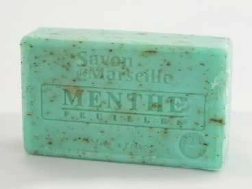 Le Chatelard Natūralus muilas Mint Leaves, Savon de Marseille, 100g