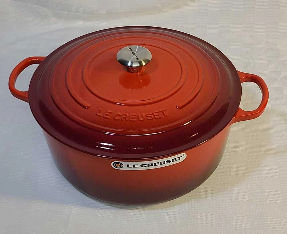 Le Creuset ketaus puodas apvalus Ø34cm / 12L raudonas