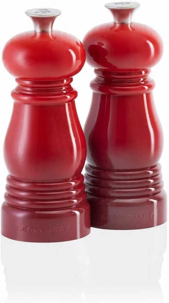 Le Creuset Salt and pepper grinder set 11cm red