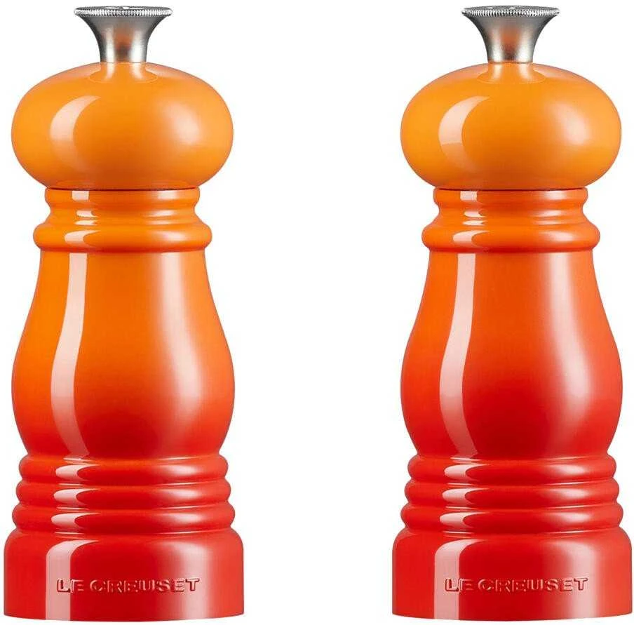 Le Creuset Salt and pepper mill set 11cm Oranžinis