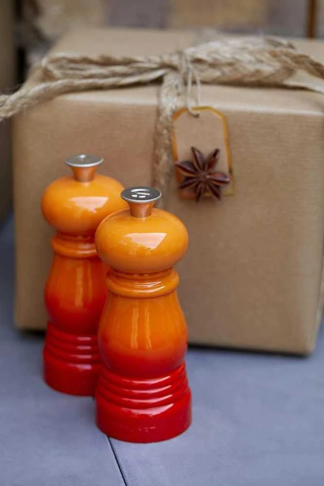 Le Creuset Salt and pepper mill set 11cm Oranžinis