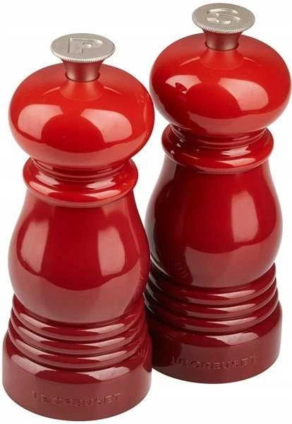 Le Creuset Salt and pepper grinder set 11cm red