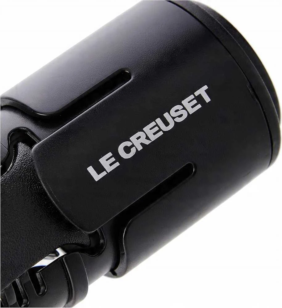 Le Creuset putojančio vyno kamštis SW-106 šampano kamštis 9 cm matinės juodos spalvos