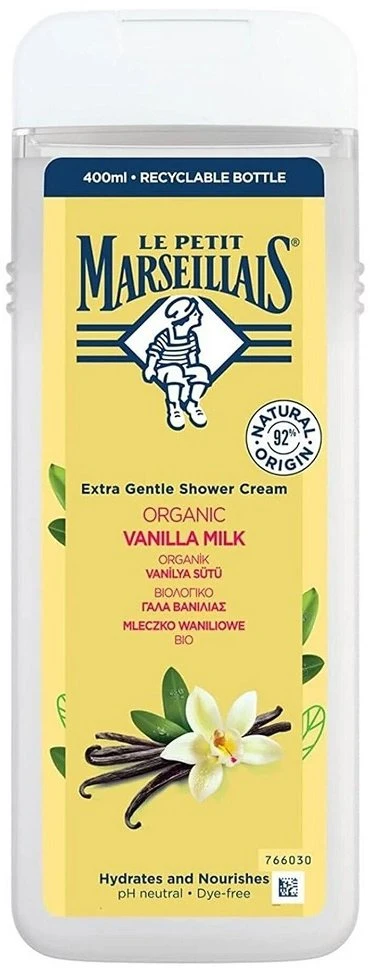 Le Petit Marseillais Extra Gentle Shower Kreminis, 400 ml