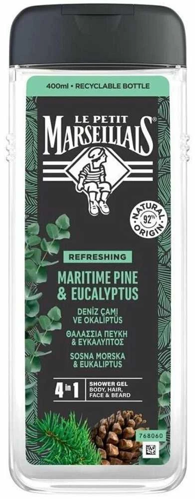 Le Petit Marseillais Dušo želė Maritime Pine & Eucalyptus, 400 ml