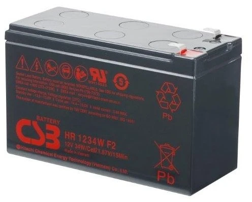 Csb Battery Csb Baterija CSB Baterija Baterija 12V 9Ah 34W Pb F2 | HR1234WF2