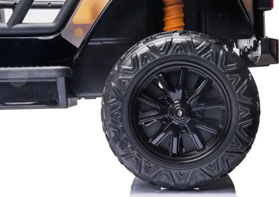 Lean Cars Akumuliatorinis dvivietis automobilis vaikams XB-1118 4x4, juodos spalvos