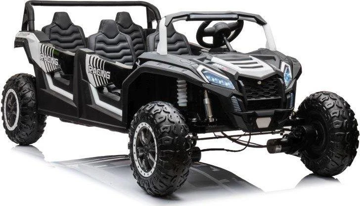Lean Cars Elektromobilis Buggy A033 4x4 24V, baltas