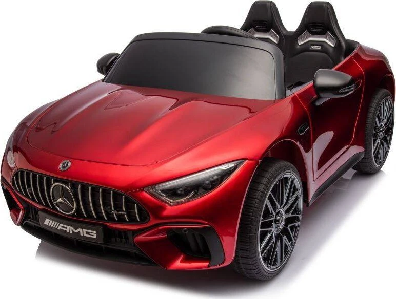 Dvivietis vaikiškas elektromobilis Lean Cars Mercedes AMG SL63, raudonas