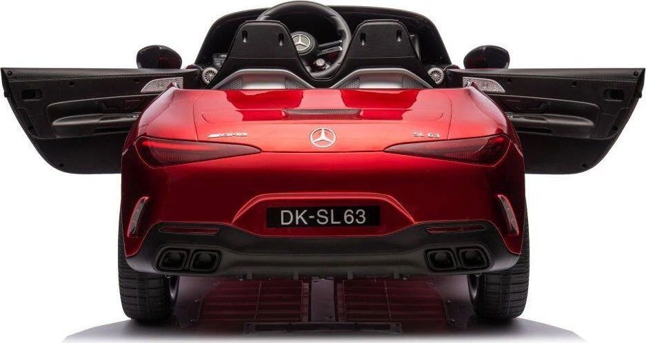 Dvivietis vaikiškas elektromobilis Lean Cars Mercedes AMG SL63, raudonas