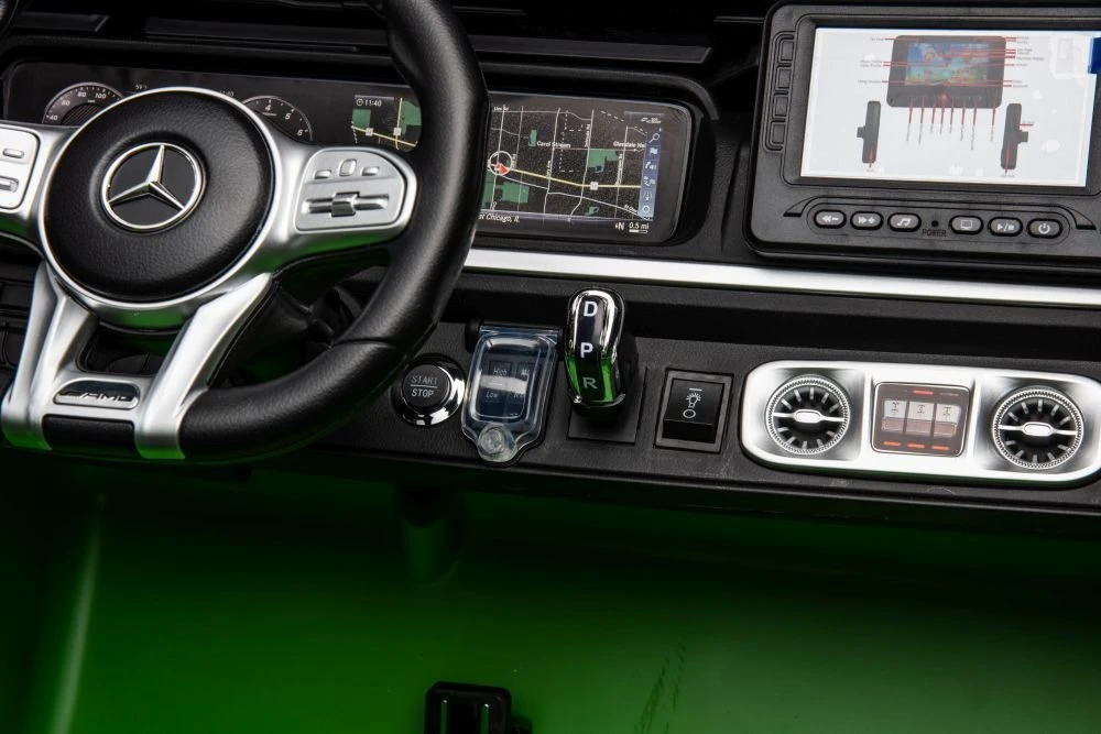 Lean Cars Akumuliatorinis automobilis Mercedes G63 XXL 24V 4x4 Žalias