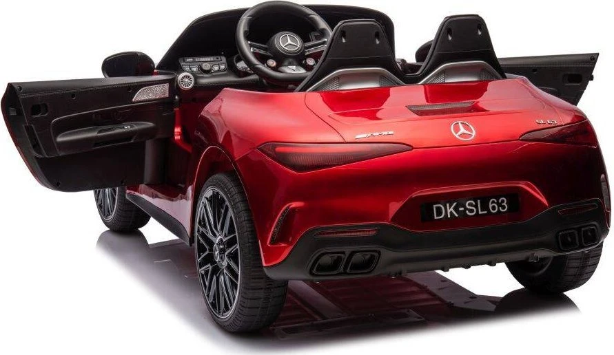 Dvivietis vaikiškas elektromobilis Lean Cars Mercedes AMG SL63, raudonas
