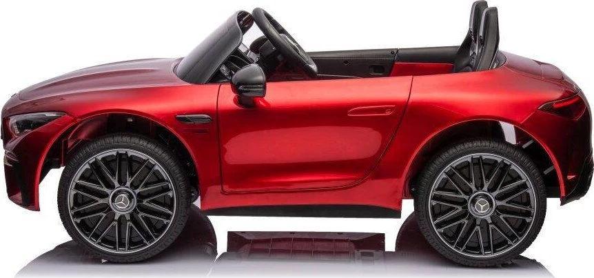 Dvivietis vaikiškas elektromobilis Lean Cars Mercedes AMG SL63, raudonas