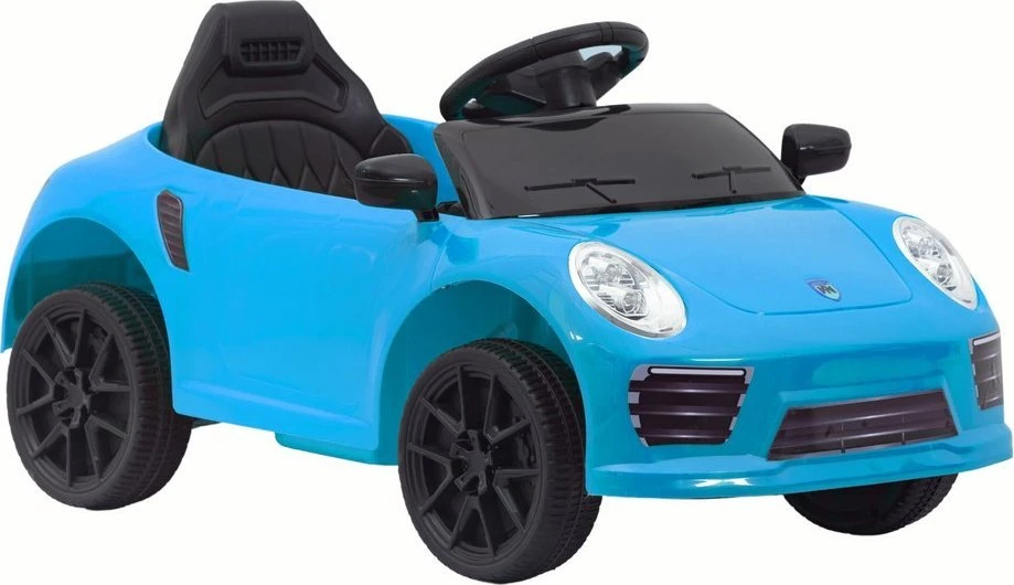 Lean Cars Mėlyna elektrinė mašinėlė vaikams WMT-666