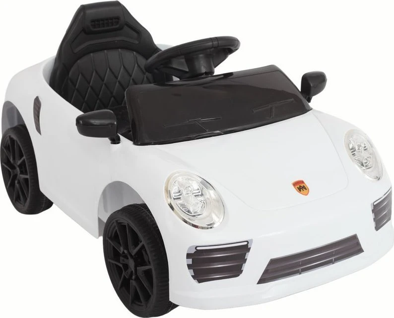 Lean Cars Vienvietis elektromobilis LeanToys WMT-666, baltas