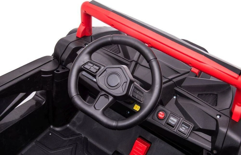 Elektrinis visureigis vaikams LEAN CARS YSA036 4x4, raudonas