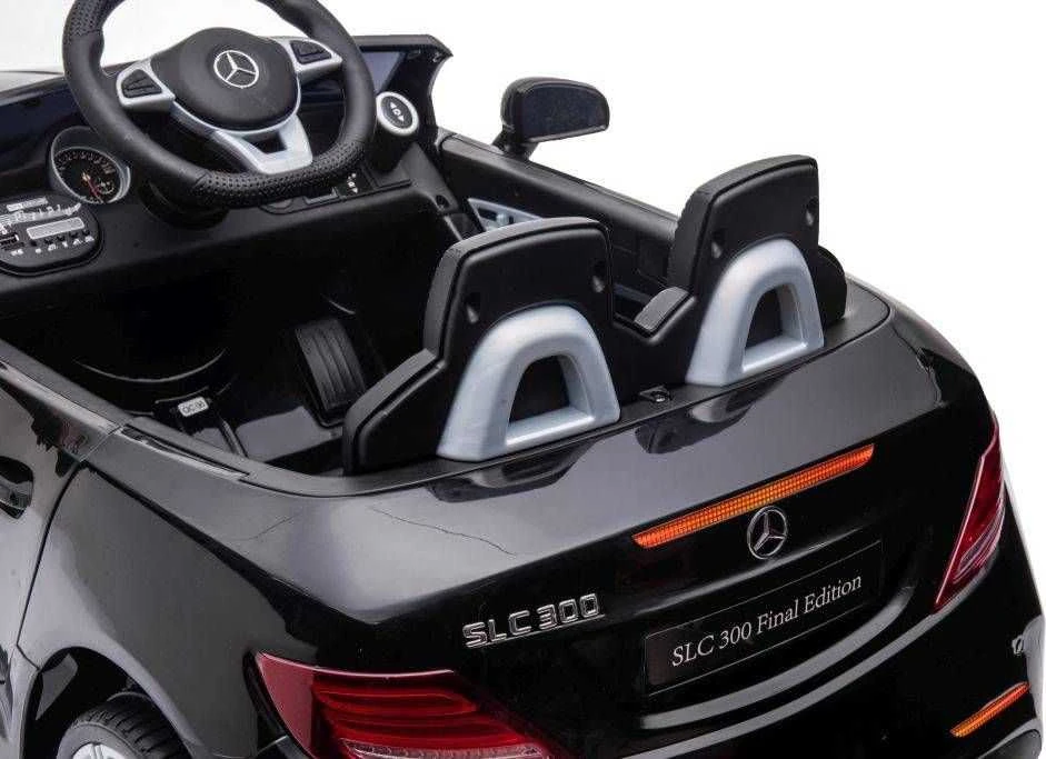 Lean Cars Dvivietis elektromobilis vaikams Mercedes SLC 300, juodas