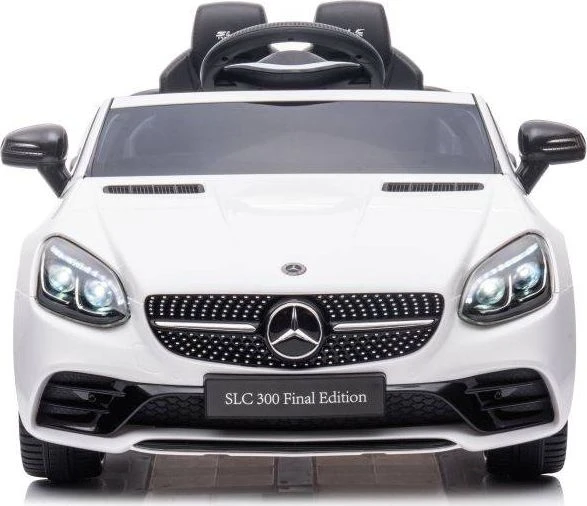 Lean Cars Dvivietis elektromobilis vaikams Mercedes SLC 300, baltas